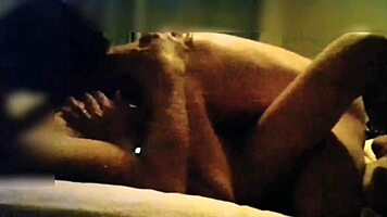 damn, sexy wife in red lingerie seduces for secret sex! riding hard for more!