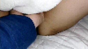 damn, sexy wife in red lingerie seduces for secret sex! riding hard for more!