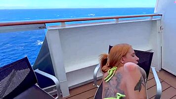 Amateur Redhead With Big Tits Takes Monster Cock Doggystyle For Massive Creampie Compilation