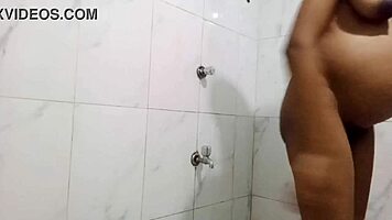 Indian Pregnant Teen Wife Desires Romantic Sex While Bathing With Natural Tits And Long Hair Exposed