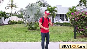 Hunting Down That Elusive Tiny 18+ Brunette Turns Hardcore