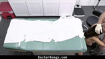 the nurse handles the older mans issues while doctor cares for young woman - doctorbangs