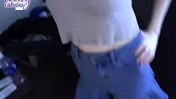 cum in babysitter's ass seth fucks nasty blonde claire