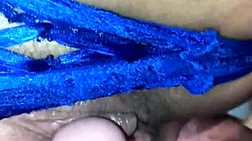 Hey, she just pulls my panty aside and fucks my big ass so richly as this curvy colombian babe rides dildo in homemade action