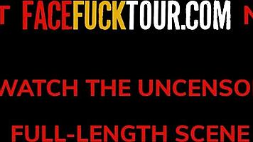 want your throat fucked rough by my big cock? the stud asks the submissive latina teen pov