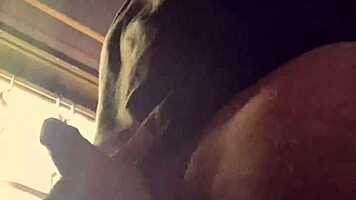 Spanish European Pornstar Bad Wolf28 Experiences Intense Pene Shower