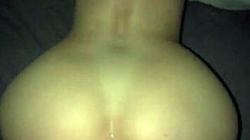 Hey, check out this petite Latina teen with a big ass getting bent over for two epic cumshots in doggystyle POV! 🍑💦