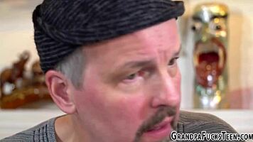 i pounded the teen with my big cock in doggystyle grandpa style