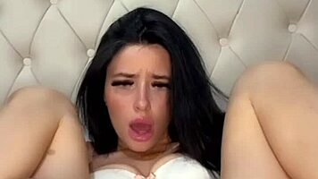 american exchange student says, i'm playing solo with toys and squirting
