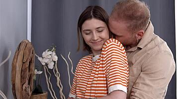 skinny teen fanky town takes double penetration from two monster cocks in wild mmf action!