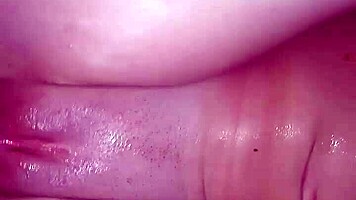 Intriguing student lets horny friend cum on wet shaved pussy after fucking