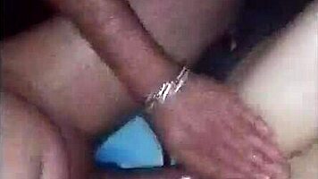 Intriguing student lets horny friend cum on wet shaved pussy after fucking