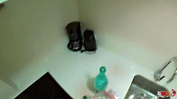 By mistake i took my step dads viagra and my hot stepmom helped me cum