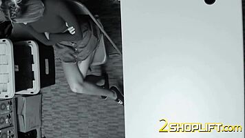 Emma's getting pounded bareback by the horny officer on the desk