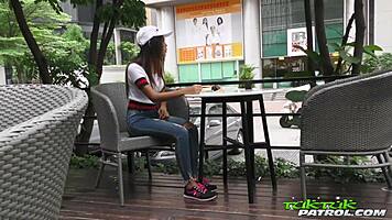 Fresh teen takes big cock on TukTuk Patrol!