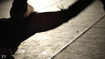 Petite 18+ Teen Twerking Softly in Solo Dance