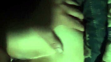 Mature woman fucks young girl hard in bedroom doggystyle POV.