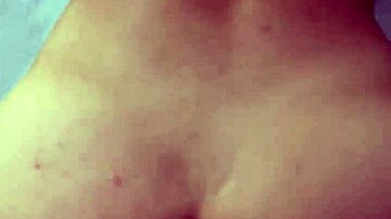 Young Wife Lets Friend Cum on Belly Quickly