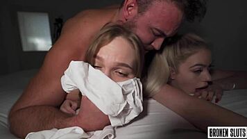 Stacking Sluts - He Played Jenga With Their Pussies