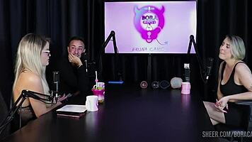 Watch Mary Red humiliate in this cuckold group scene with handjob