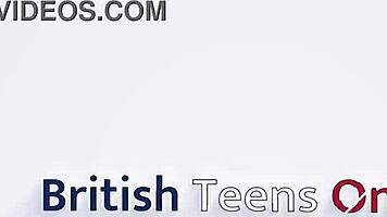 british 18 year old girl next door in pantyhose gets a surprise encounter