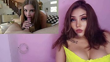 Pequeña Hermanastra Infiel Tiene Clases de Sexo con Hermanastro!