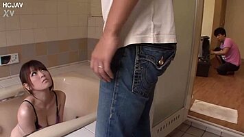 double dicking has asian teen tomoka sakurai squirting hard 😩