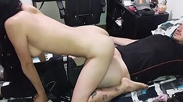 my stepdad says, 'fuck me good before you leave'