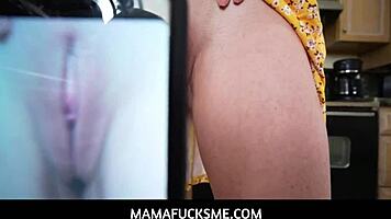 my redhead stepmom wants a quickie roleplay fuck