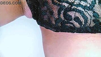 Why not watch this naughty babe finger her wet pink pussy in public restroom on hidden cam?