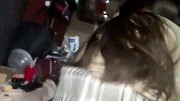 she moaned as he fucked her ass in doggystyle, it hurt but felt good