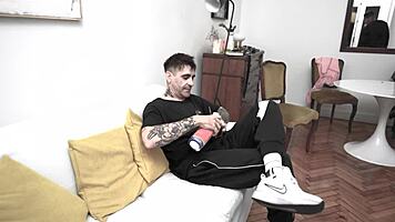 He helps study, I jump on huge cock!