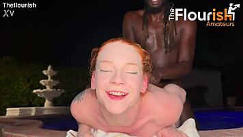 Trailer Miami Poolside Fucking By Amy Quinn And Prophet On Flourish Amateurs. Petite redhead squirts on big black cock sideways.