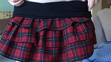 Annika Wraps Lips Around Thick Black Cock