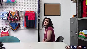 Busty European Teen Shoplifter Caught in Store Reality Scenario
