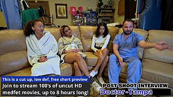 Dr Tampa selects nurse Aria Nicole first for pussy play