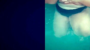 I enjoy hot tub fun with horny white teen