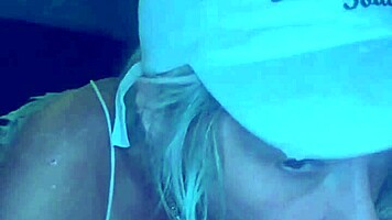 Young whore sucks dick on the street then gets fucked bareback and swallows cum