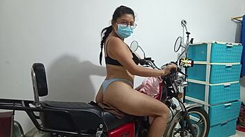 young woman's fantasy of filming intimate moments realized