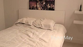 Shyla Ryder and Taylor May share beautiful lesbian moment.