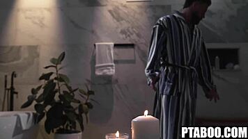 First Nuru Massage Turns into Wild Erotic Fuck for Seth and Leana Lovings!