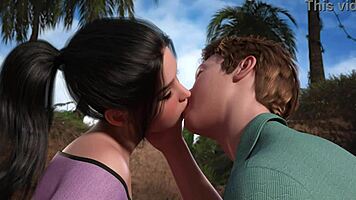 Hot Girl Makes Love With Her Man In The Jungle Full Game In Bio