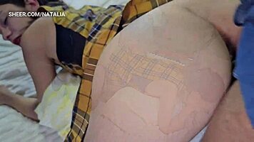 Latina Student Goes To Teacher's House 😏