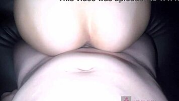 Skinny teen surprises with night doggystyle fucking