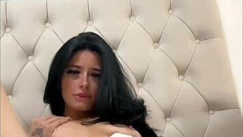 Horny British exchange student uses toys to fuck herself to orgasm in POV