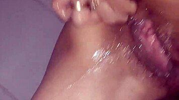 Latina milf indulges in anal fisting with fingers, leading to creampie and intense orgasm.