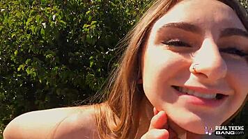 i love how penelope kay takes anal and squirts during her first porn casting