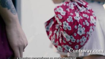 The hogtied submissive pet craved her lover's touch intensely