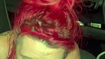 Real Redhead Hooker Gets Fucked Bareback And Lets Customer Cum In Her Pussy