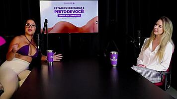 loira safada demonstra o seu boquete mostra os peitos depois de dizer que descobriu uma posi��o pra fazer sexo anal - milena moreau sheer red